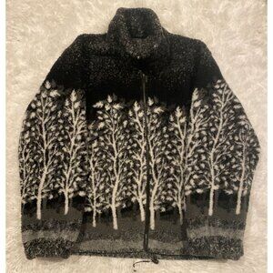 VTG Deep Pile Country Comfort Fleece Winter Snow Jacket Cottagecore Outdoor L